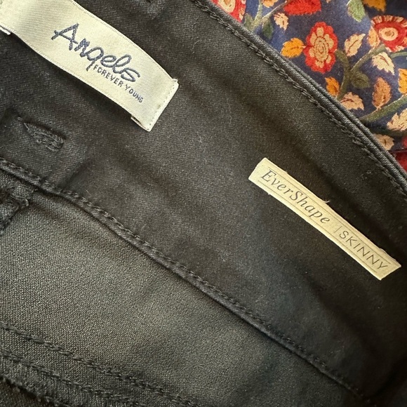Angels forever young evershape skinny black jeans SZ 12 high waist - Picture 4 of 5